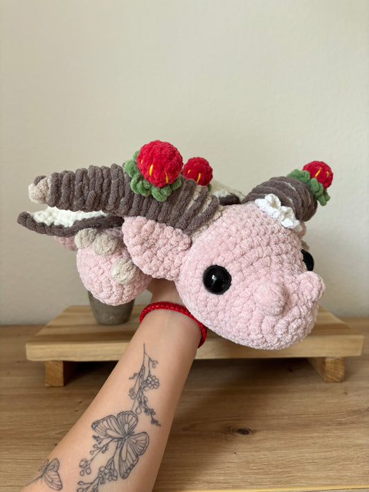 Liegender Erdbeerdrache