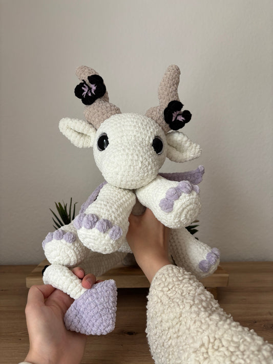 Drache mit Schmetterlingen in XL