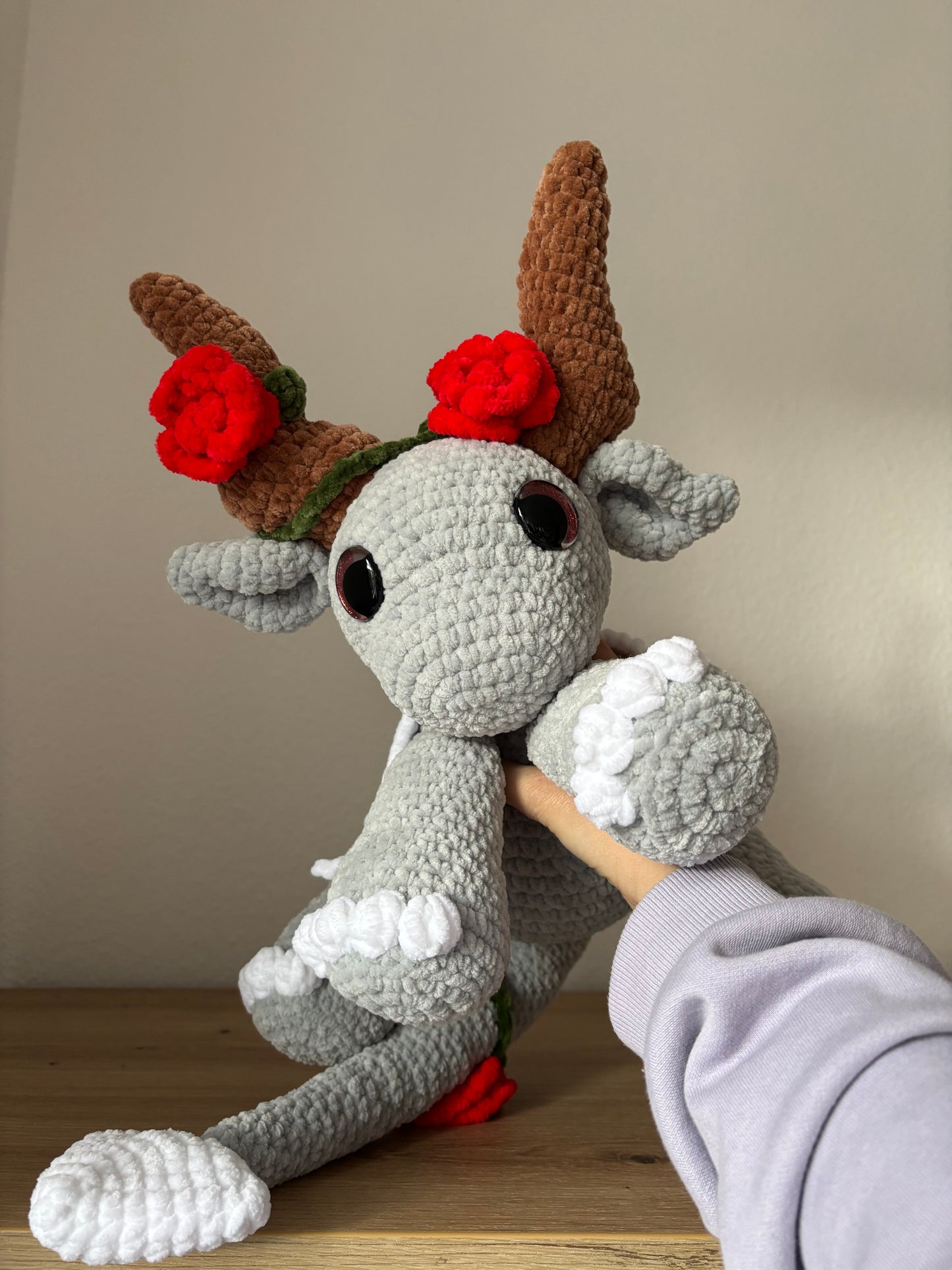 Drache mit Rosen XL
