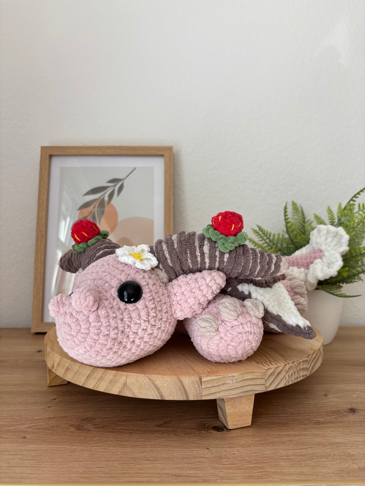 Liegender Erdbeerdrache