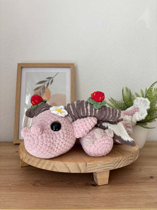 Liegender Erdbeerdrache