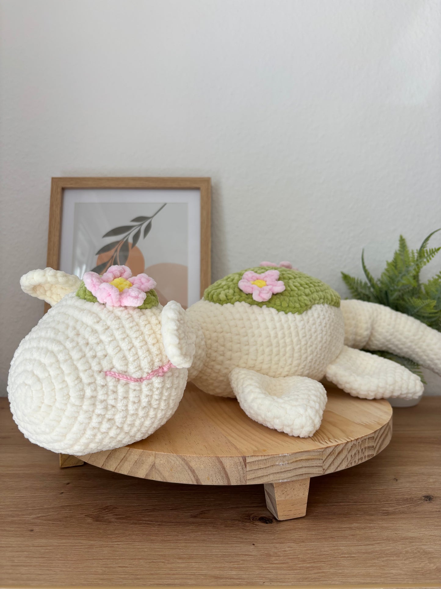 Wasserdrache mit Blumen